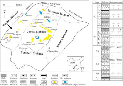 Genetic Type and Source Analysis of Natural Gas in the Leikoupo Formation of the Sichuan Basin in China